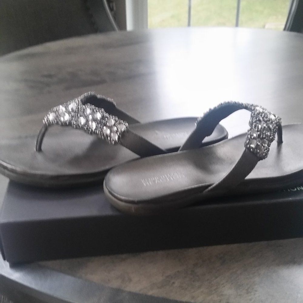 Kenneth Cole sandals pewter